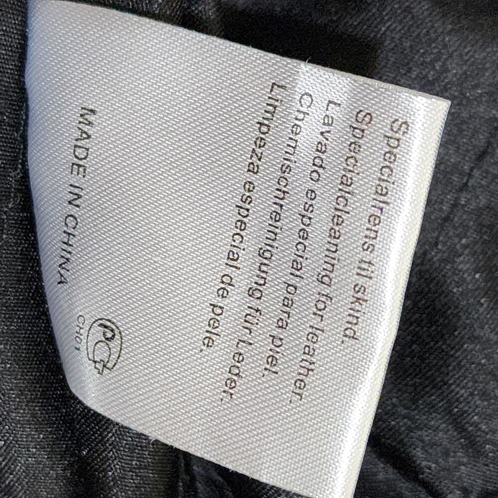 Genuine Leather Solid Contemporary Small Black Mo… - image 5